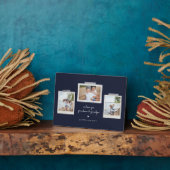 Sentiments joyeux Snapshot Photo Plaque (Côté)