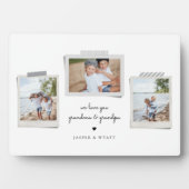 Sentiments joyeux Snapshot Photo Plaque (Devant)