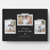 Sentiments joyeux Snapshot Photo Plaque (Devant)