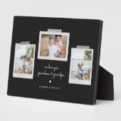 Sentiments joyeux Snapshot Photo Plaque (Côté)