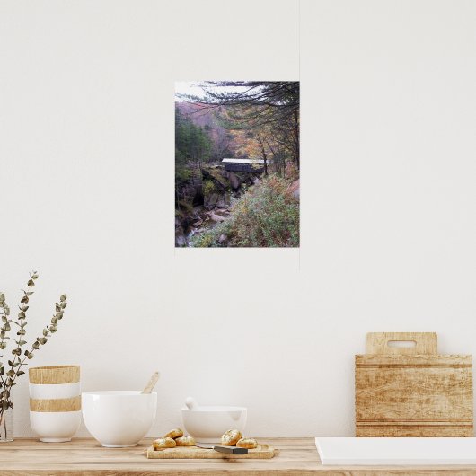 Sentinel Bridge Herfst Foliage Poster (Keuken)