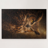 Sentinel du soir | Art du hibou | Puzzle (Horizontal)