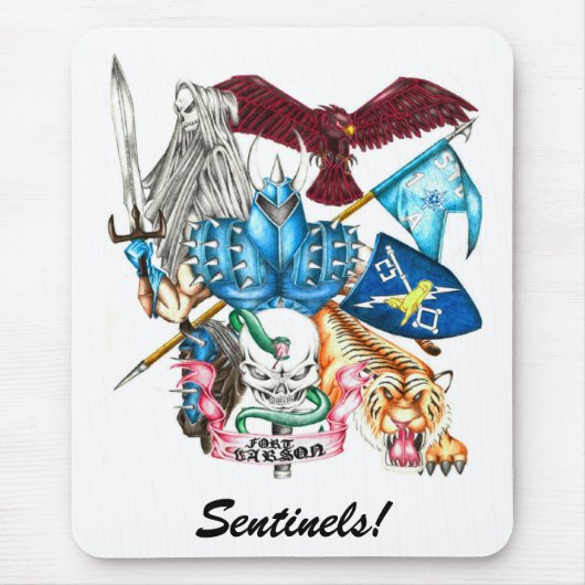 Sentinel Mousepad Muismat (Voorkant)