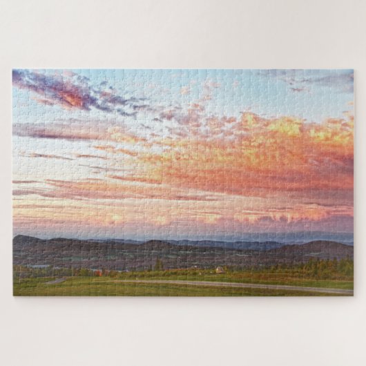 Sentinel Rock Sunset, Vermont Legpuzzel (Horizontaal)