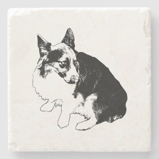 Sentinel-schotel Stenen Onderzetter (Voorkant)