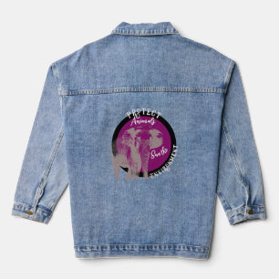Sentinel van Harmonie: Een Oproep tot Natuurbehoud Denim Jacket
