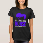 Sentir comme un cheval en T-shirt royal (Devant)