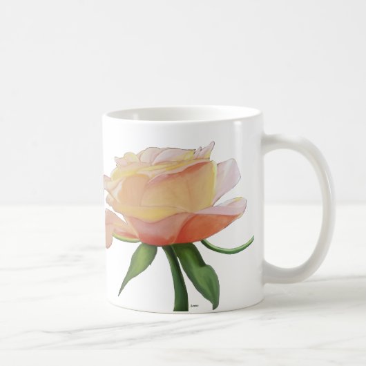Sentir la tasse de classique de roses (Droite)