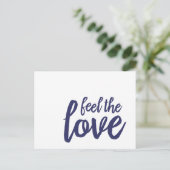 sentir l'amour carte postale (Debout devant)