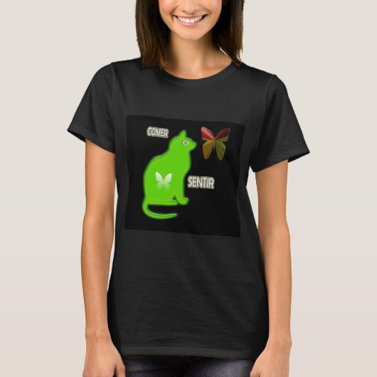 sentir o comer  t-shirt (Voorkant)