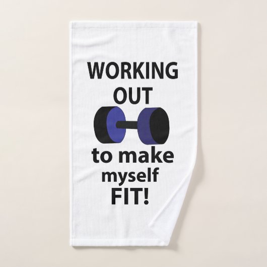 S'entraîner Musculation Poids S'entraîner (Serviette à main)