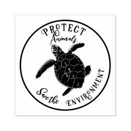 Sentry van het zeeleven 	rubberstempel