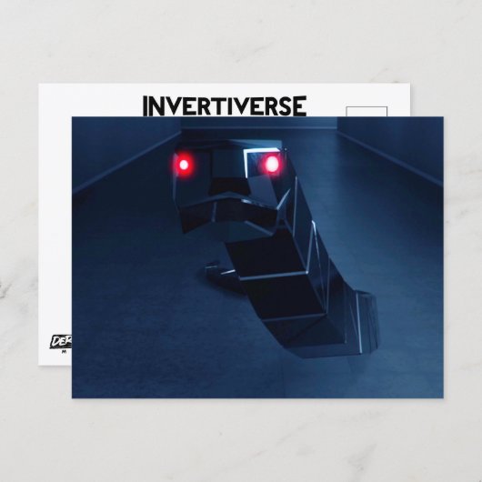 SentrySnake 3D - Carte postale (Devant / Derrière)