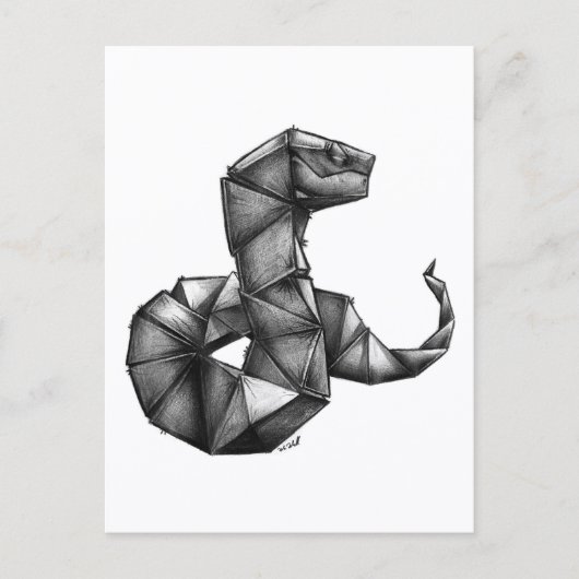 SentrySnake - Briefkaart (Voorkant)