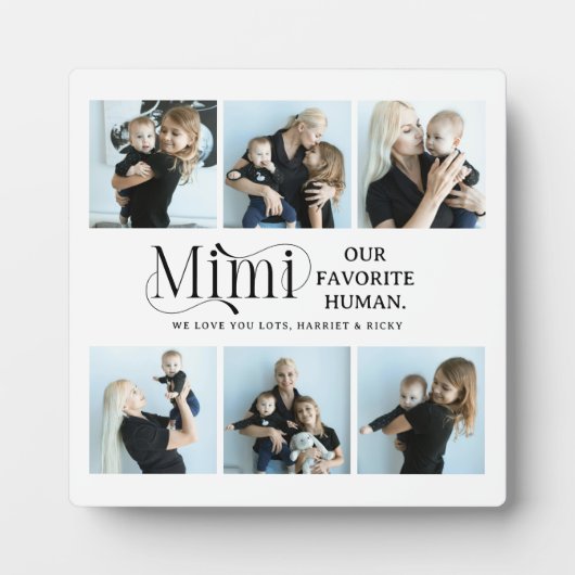 Sentsationeel Fotocollage Mimi Aandenken Fotoplaat (Voorkant)