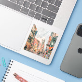 Seoel Zoeken Sticker (Laptop met iPhone)