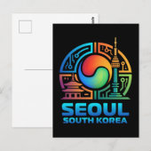 Seoel Zuid-Korea Briefkaart (Voorkant / Achterkant)