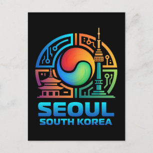 Seoel Zuid-Korea Briefkaart