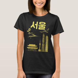 Seoel Zuid-Korea Hoofdstad geschreven in Koreaans T-shirt