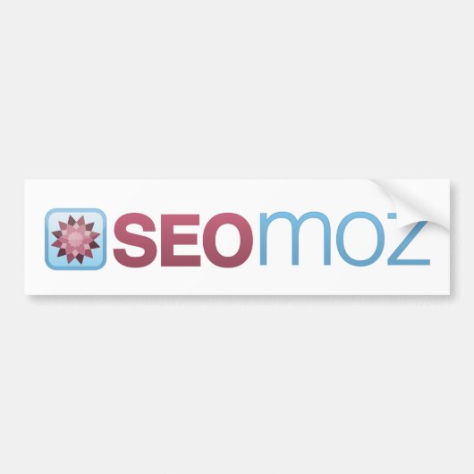 SEOmoz Logo Bumpersticker (Voorkant)