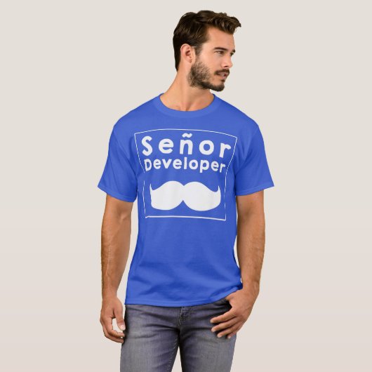 Seor Developer programmeert devovooien linu T-shirt (Voorkant volledig)