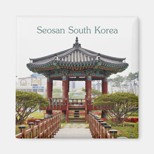 Seosan Zuid-Korea Reizen Souvenir Koelkast Magnete Magneet (Voorkant)