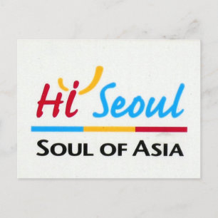 seoul asia briefkaart