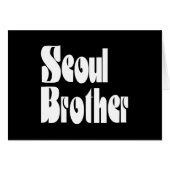 Seoul Brother Kaart (Voorkant Horizontaal)