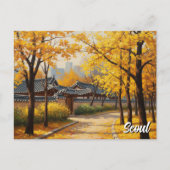 Seoul Bukchon Zuid-Korea Reizen Briefkaart (Voorkant)