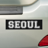 Seoul Bumpersticker (Op auto)