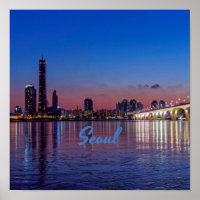 Seoul Capital of South Korea City Skyline