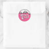 Séoul Corée thème rose stickers snowboard (Sac)