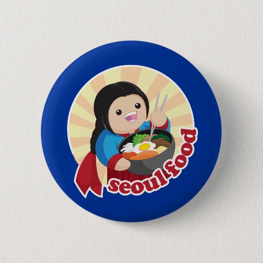 Seoul Food Ronde Button 5,7 Cm (Voorkant)