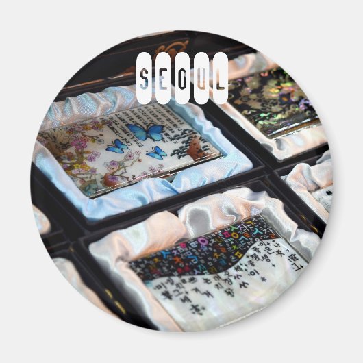 Seoul in Zuid-Korea Magneet (Voorkant)