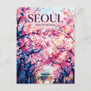 Seoul Kersenbloesems Zuid-Korea Briefkaart