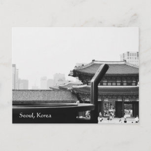 seoul korea briefkaart fotografie