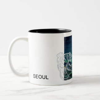 SEOUL landschap tijger mugcup Tweekleurige Koffiemok