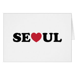 Seoul Liefde Hart Kaart