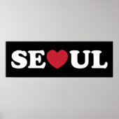 Seoul Love Heart Poster (Voorkant)