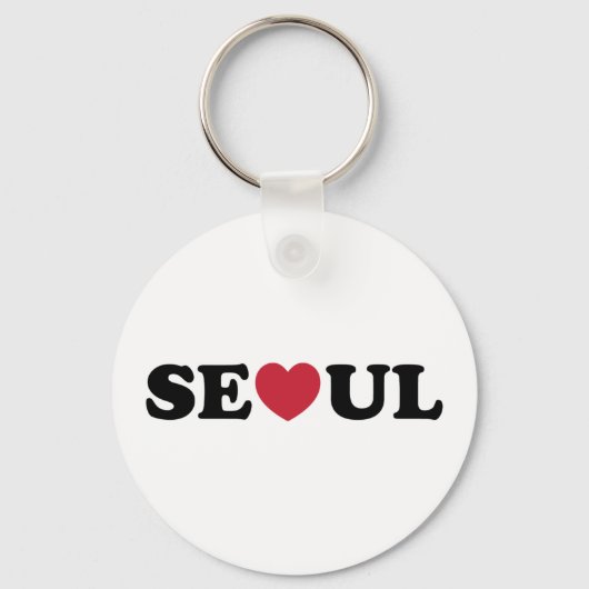 Seoul Love Heart Sleutelhanger (Voorkant)