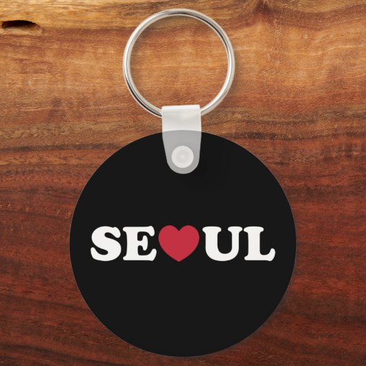 Seoul Love Heart Sleutelhanger (Voorkant)