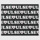 Seoul Love Heart Taegeukgi Flag Cadeaupapier (Vlak)