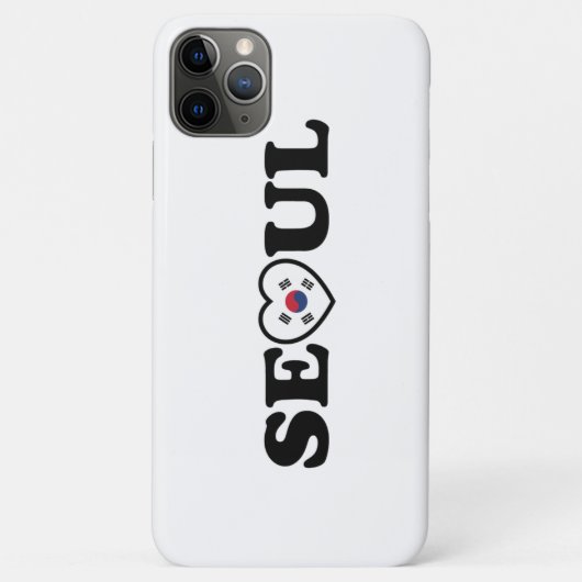Seoul Love Heart Taegeukgi Flag Case-Mate iPhone Case (Achterkant)