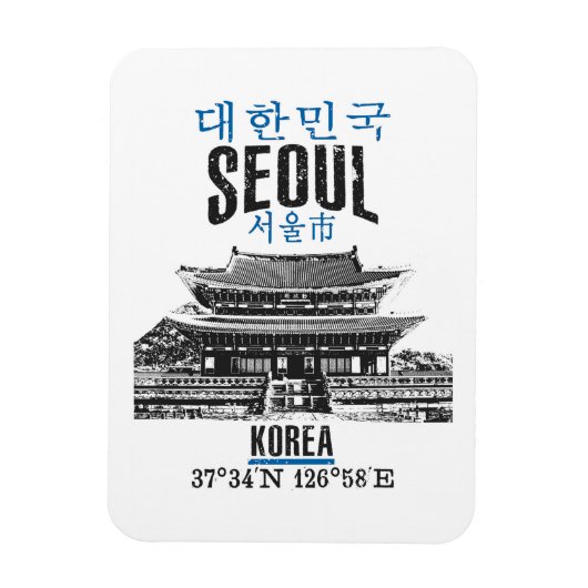Seoul Magneet (Verticaal)