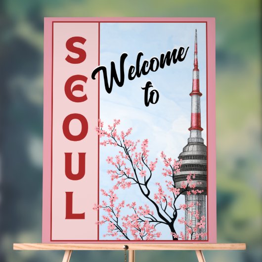 Seoul Namsan-toren Acryl Bord (Neutraal)