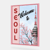 Seoul Namsan-toren Acryl Bord (Hoek)