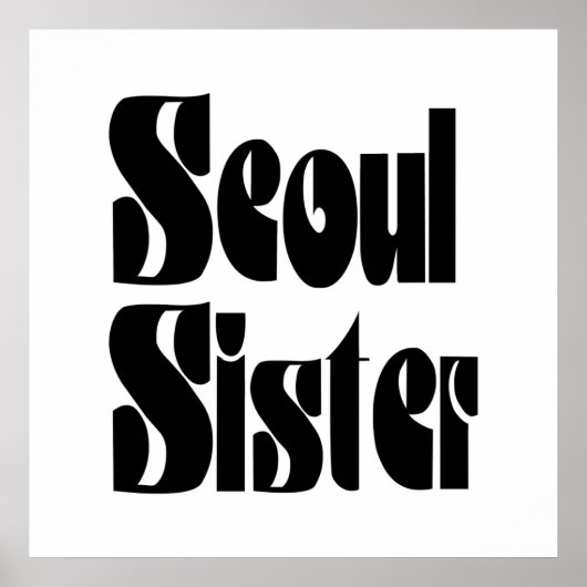 Seoul Sister Poster (Voorkant)