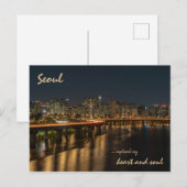 Seoul | Südkorea Briefkaart (Voorkant / Achterkant)