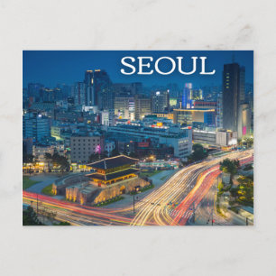 Seoul, Zuid-Korea Briefkaart