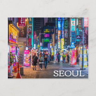 Seoul, Zuid-Korea Briefkaart